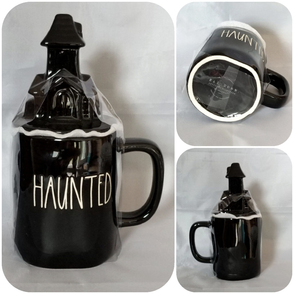 Rae Dunn HAUNTED mug